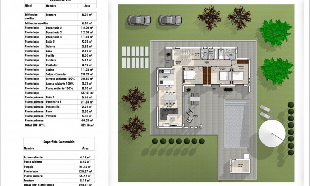 Nybyggd - Fristående villa -
Aspe - Poligono 19