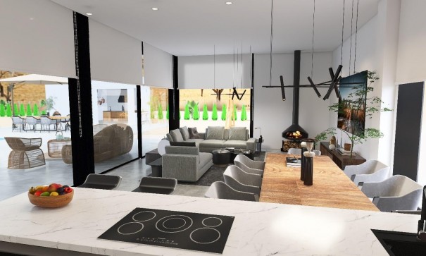 Nybyggd - Fristående villa -
Aspe - Poligono 19