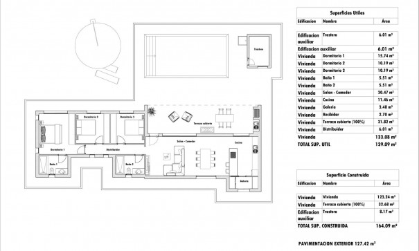 Nybyggd - Fristående villa -
Aspe - Poligono 19