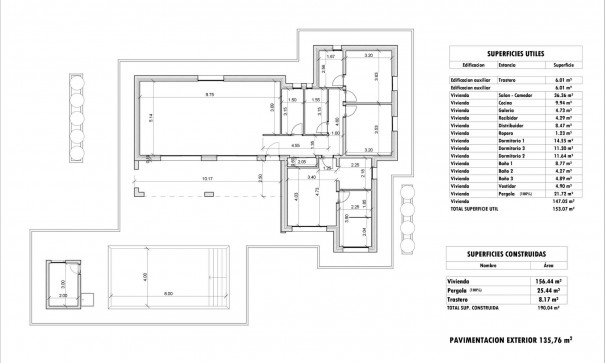 Nybyggd - Fristående villa -
Aspe - Poligono 19