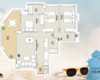NIEUWBOUW - Appartement / Flat -
La Manga del Mar Menor - La Manga