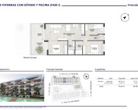 Nowa konstrukcja - Apartament / Mieszkanie -
Santiago de La Ribera - Santiago de la Ribera